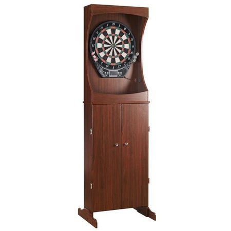 CARMELLI Carmelli NG1040 Outlaw Free Standing Dartboard & Cabinet Set; Cherry Finish bg1040